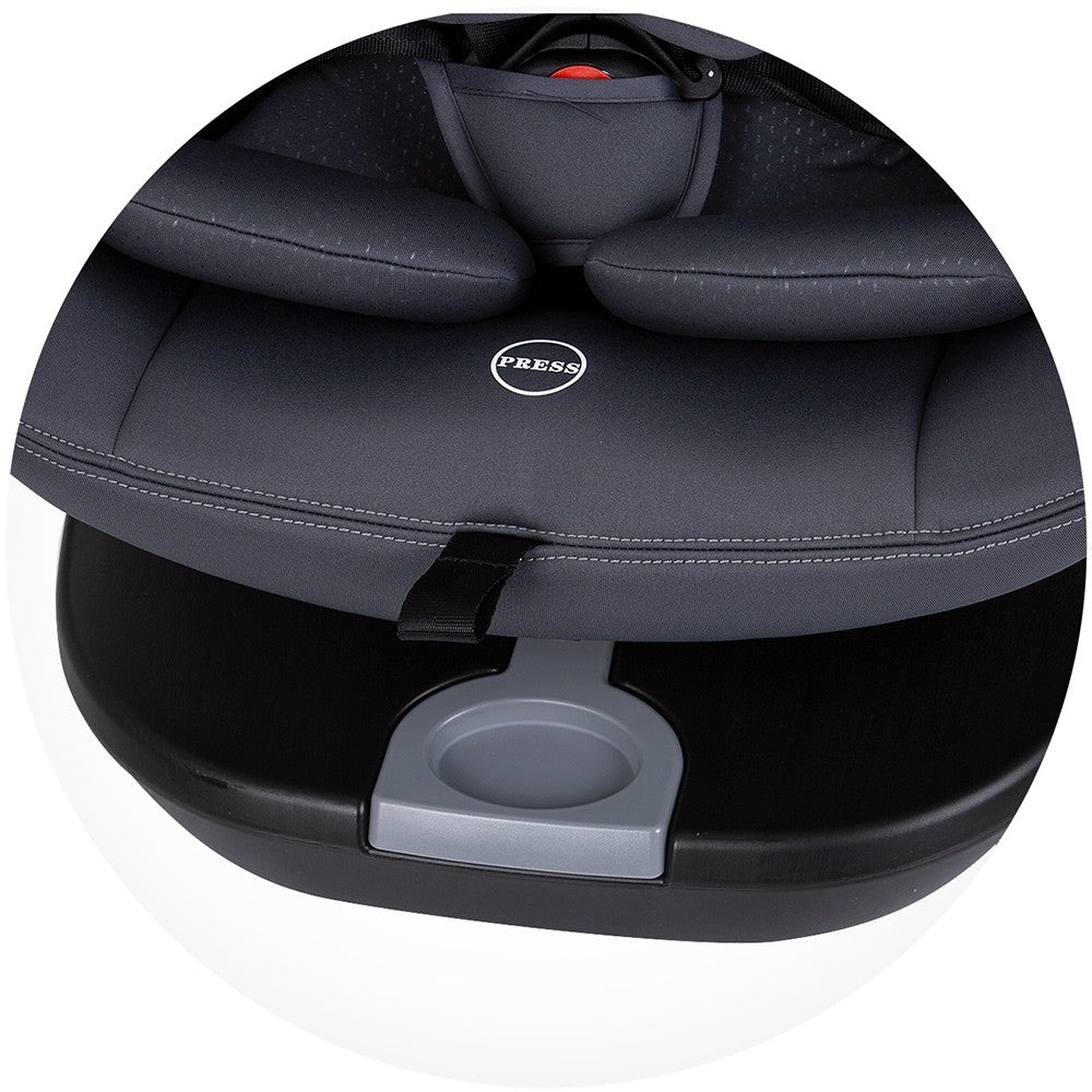 Chipolino scaun auto cu isofix Motion I-Size 40-150 cm Granite 