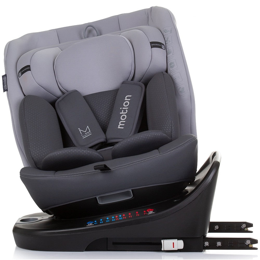 Chipolino scaun auto cu isofix Motion I-Size 40-150 cm Granite 