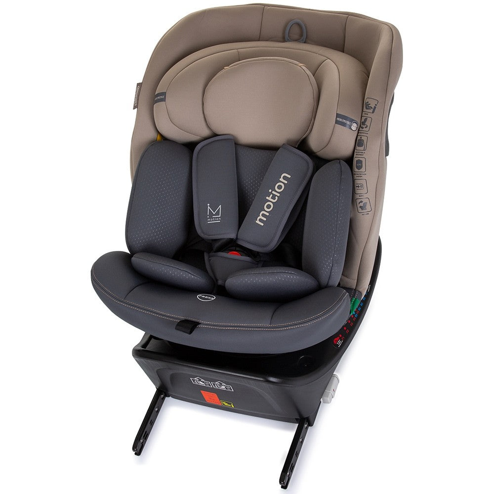 Chipolino scaun auto cu isofix Motion I-Size 40-150 cm Macadamia 