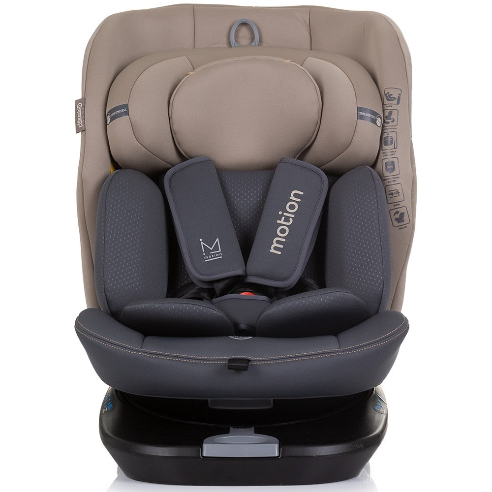 Chipolino scaun auto cu isofix Motion I-Size 40-150 cm Macadamia 