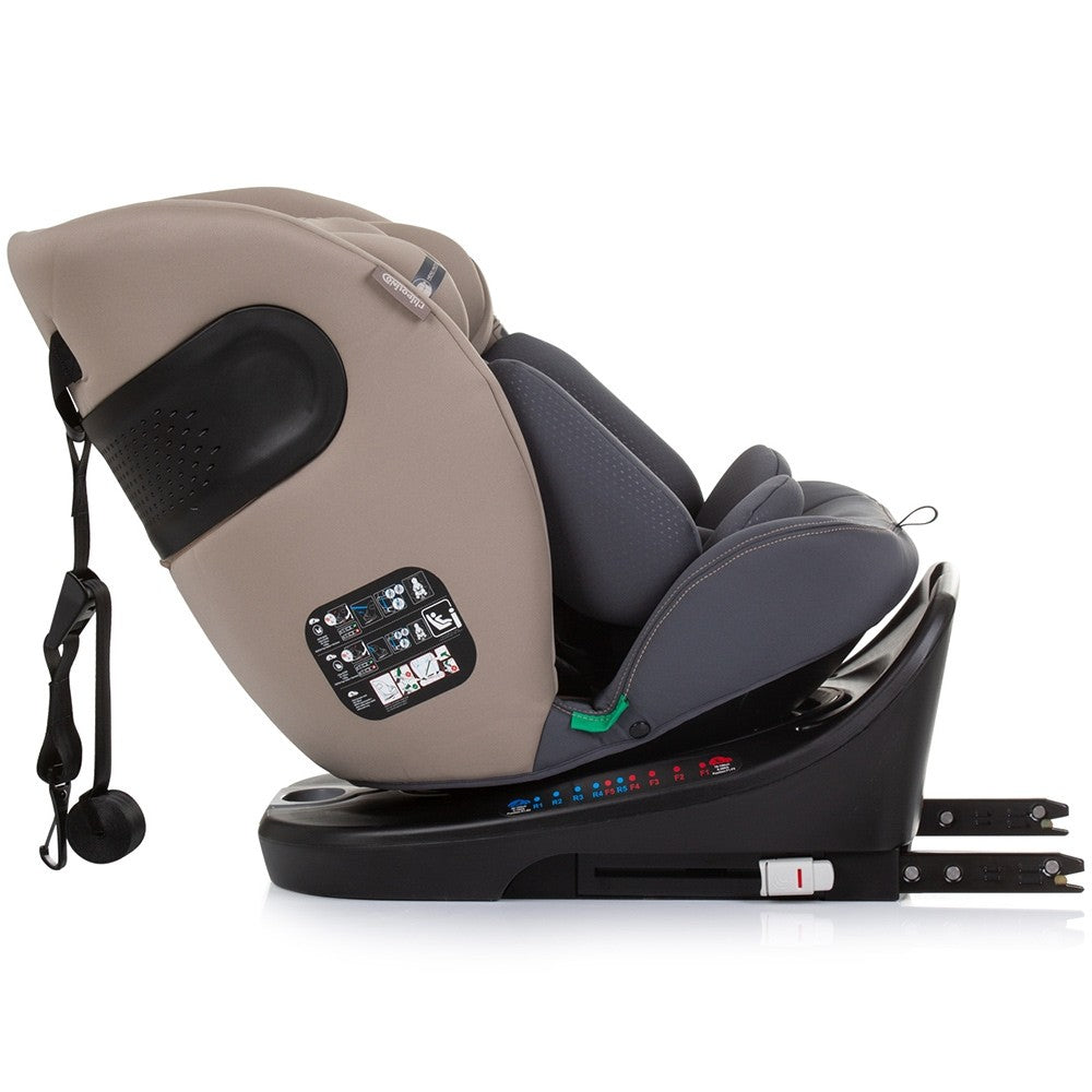 Chipolino scaun auto cu isofix Motion I-Size 40-150 cm Macadamia 