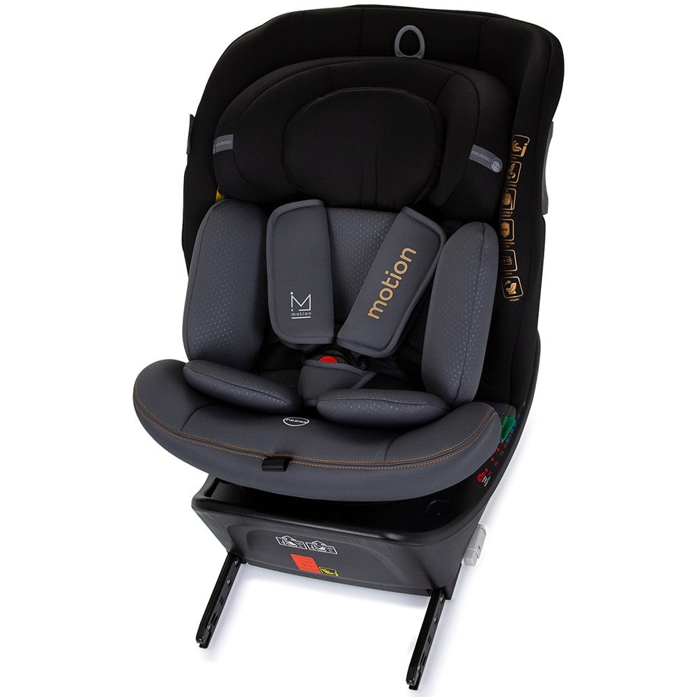 Chipolino scaun auto cu isofix Motion I-Size 40-150 cm Obsidian 