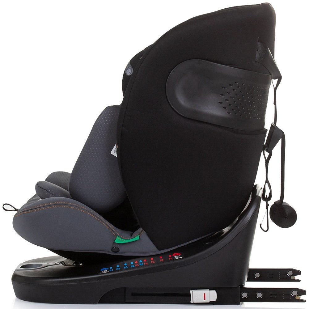Chipolino scaun auto cu isofix Motion I-Size 40-150 cm Obsidian 