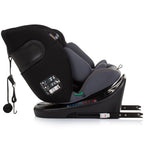 Chipolino scaun auto cu isofix Motion I-Size 40-150 cm Obsidian 