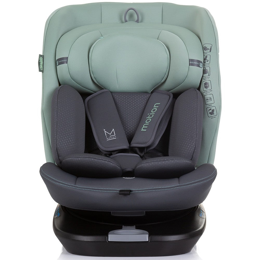 Chipolino scaun auto cu isofix Motion I-Size 40-150 cm Pastel green