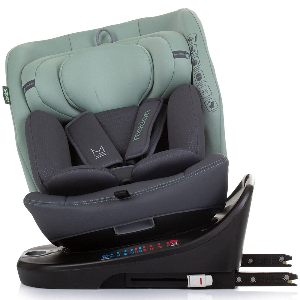 Chipolino scaun auto cu isofix Motion I-Size 40-150 cm Pastel green