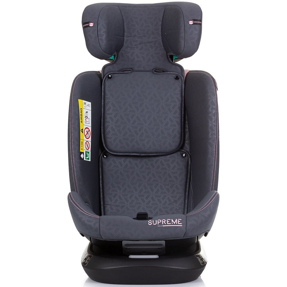 Chipolino scaun auto Supreme I-Size 40-150 cm R129 Famingo