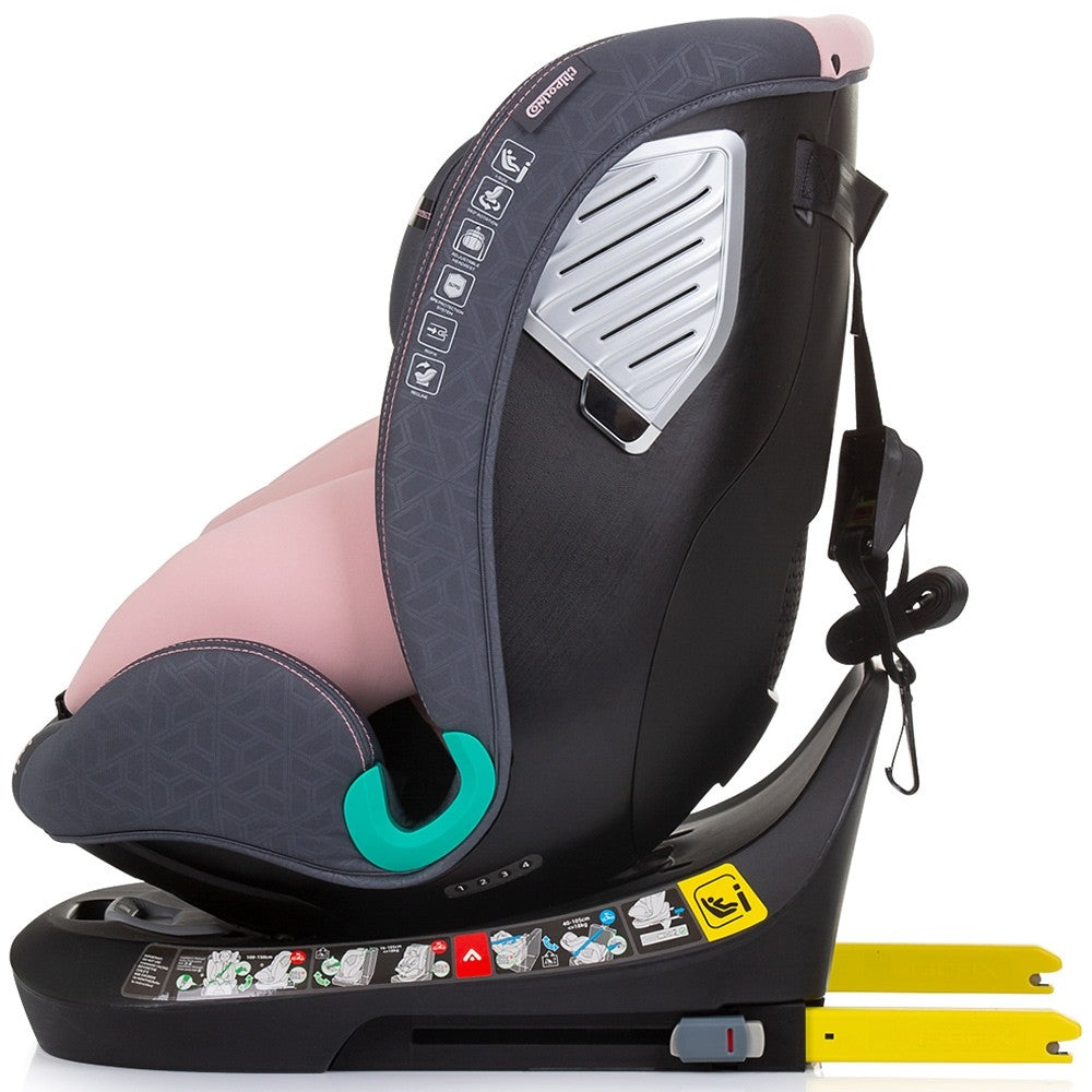 Chipolino scaun auto Supreme I-Size 40-150 cm R129 Famingo