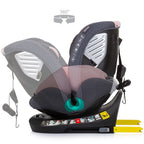 Chipolino scaun auto Supreme I-Size 40-150 cm R129 Famingo