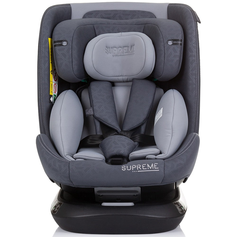 Chipolino scaun auto Supreme I-Size 40-150 cm R129 Granite