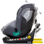 Chipolino scaun auto Supreme I-Size 40-150 cm R129 Granite