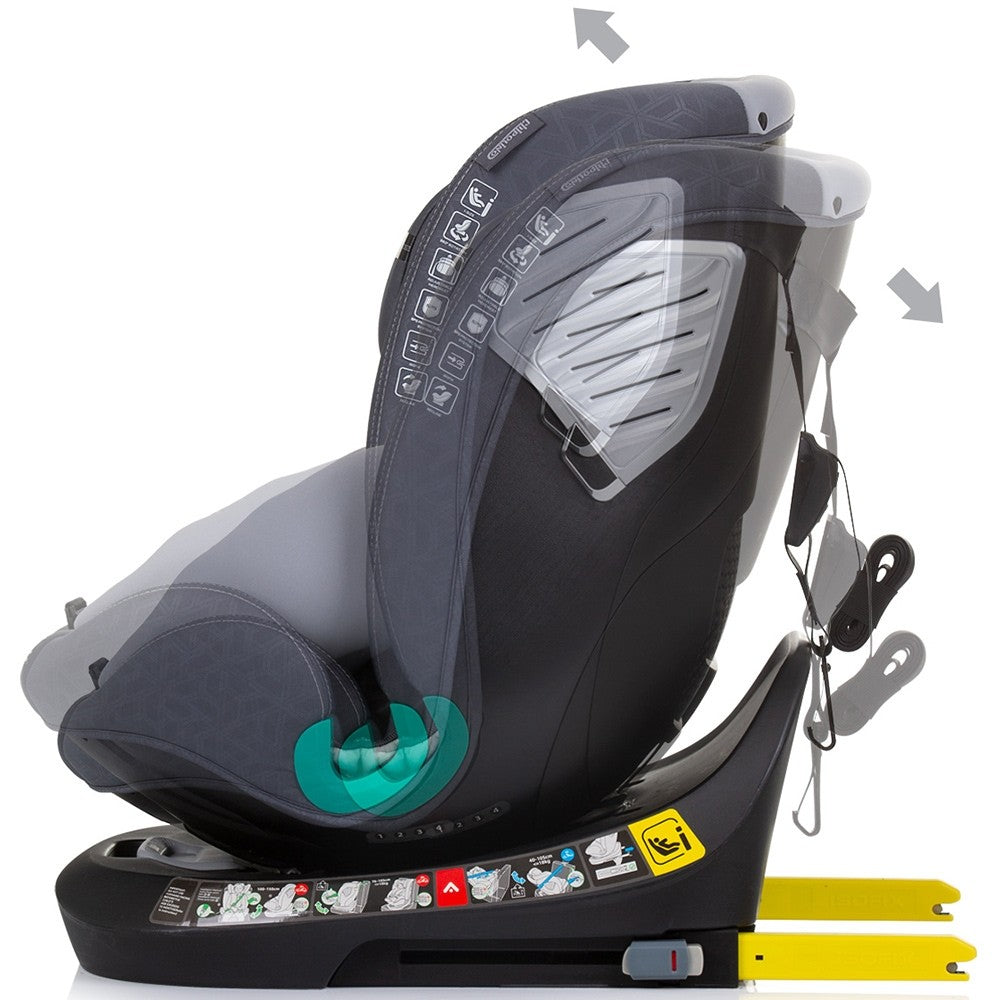 Chipolino scaun auto Supreme I-Size 40-150 cm R129 Granite