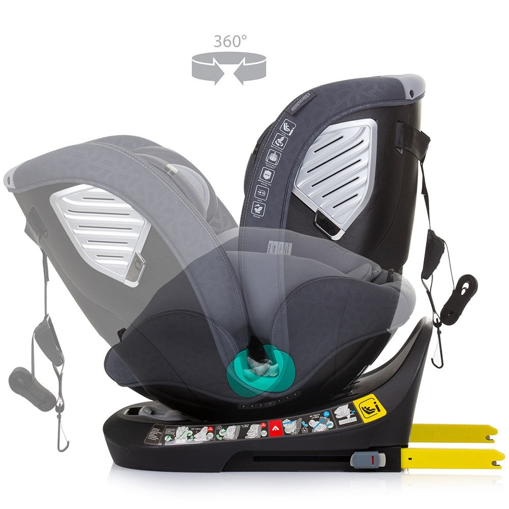 Chipolino scaun auto Supreme I-Size 40-150 cm R129 Granite