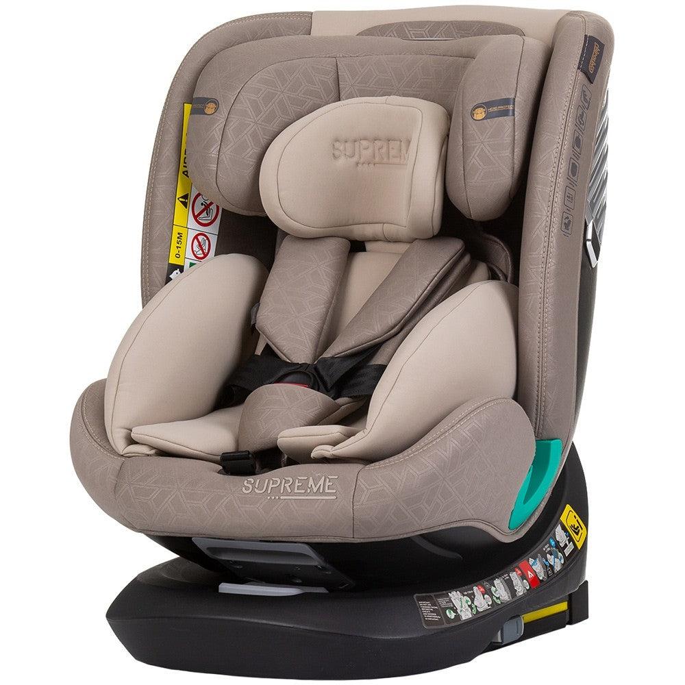 Chipolino scaun auto Supreme I-Size 40-150 cm R129 Macadamia Imagine principală a produsului