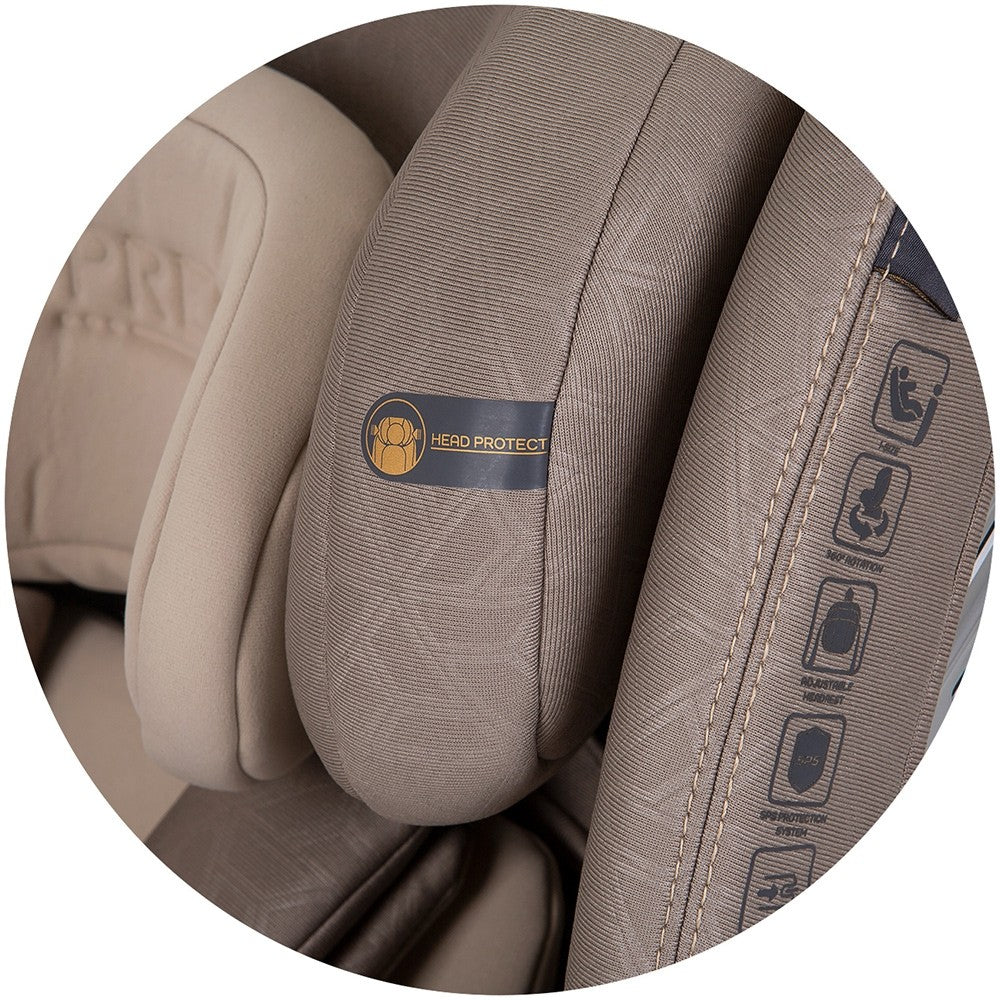 Chipolino scaun auto Supreme I-Size 40-150 cm R129 Macadamia
