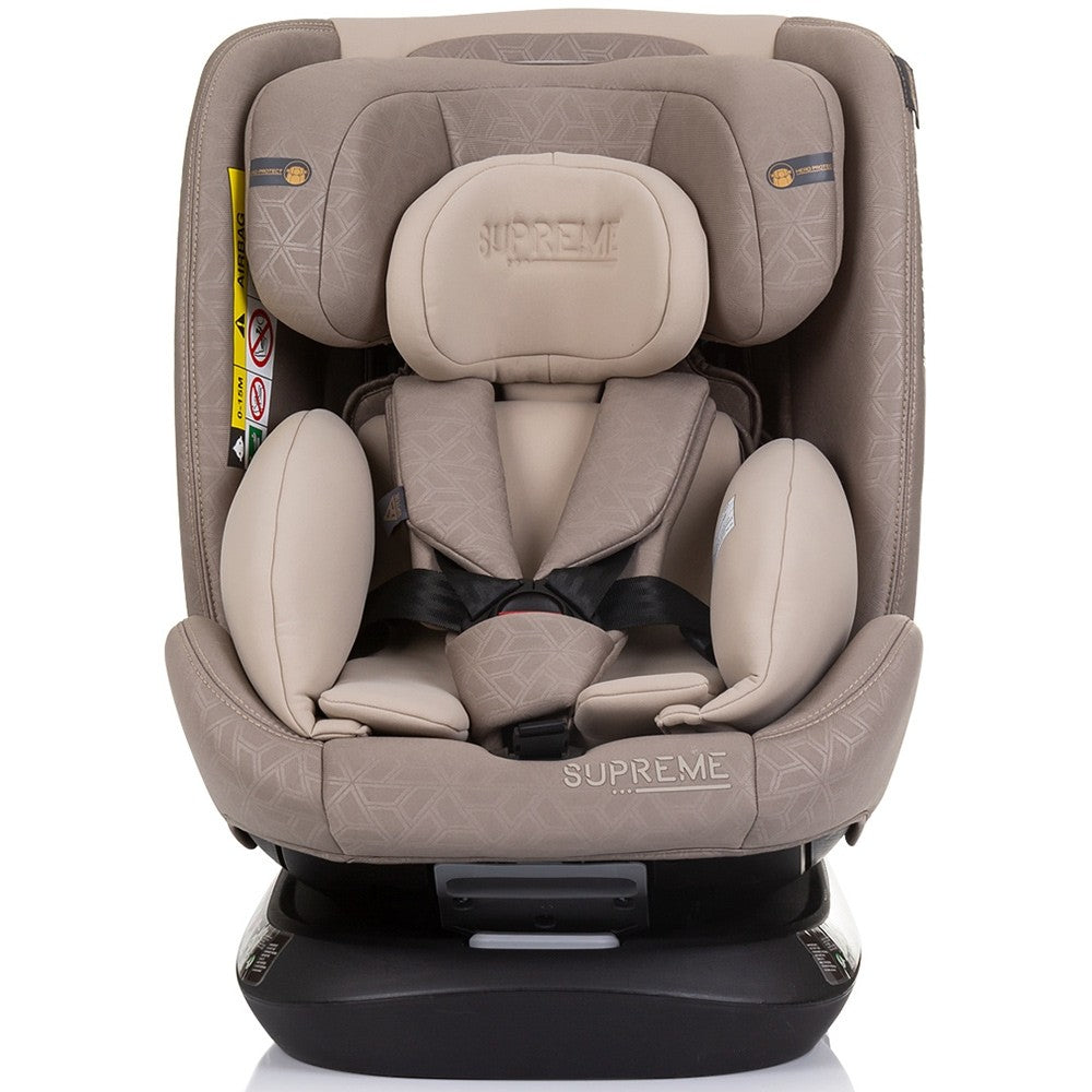 Chipolino scaun auto Supreme I-Size 40-150 cm R129 Macadamia