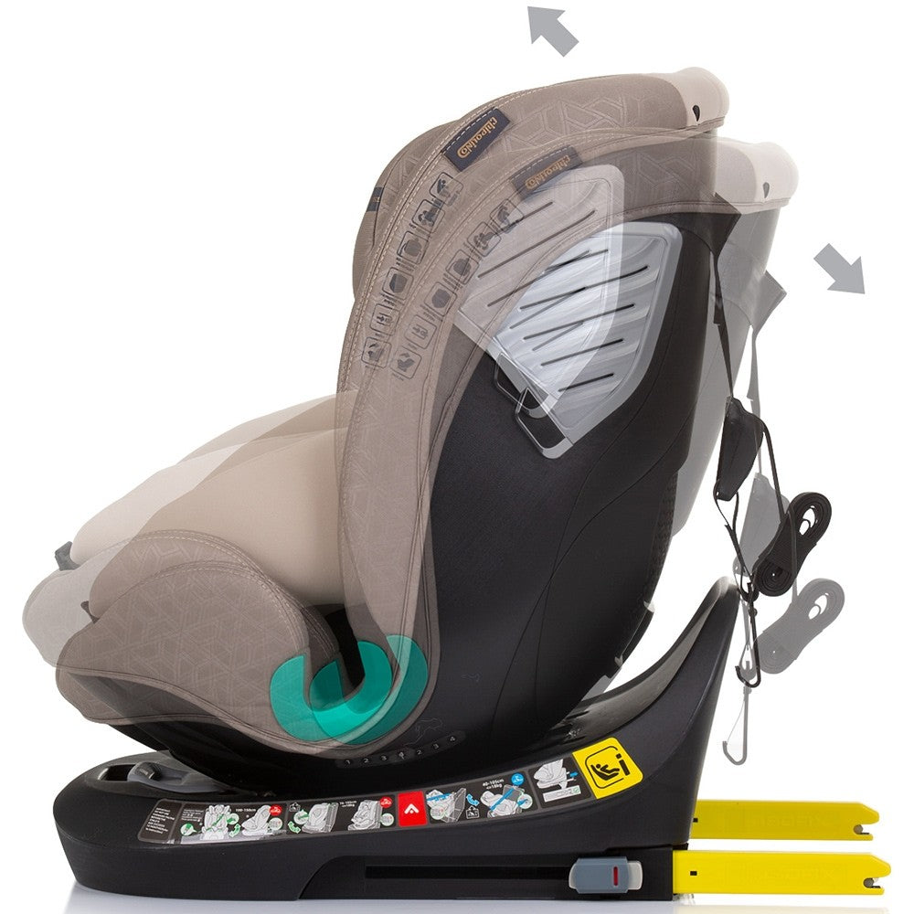 Chipolino scaun auto Supreme I-Size 40-150 cm R129 Macadamia