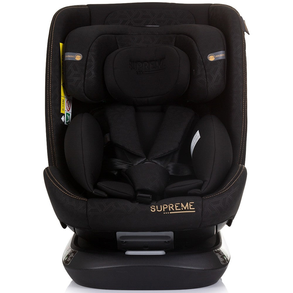 Chipolino scaun auto Supreme I-Size 40-150 cm R129 Obsidian