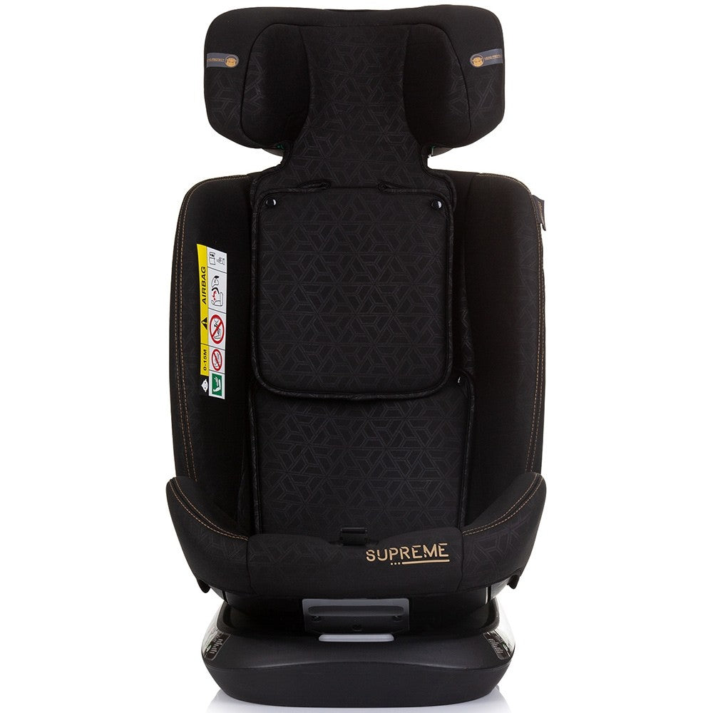 Chipolino scaun auto Supreme I-Size 40-150 cm R129 Obsidian