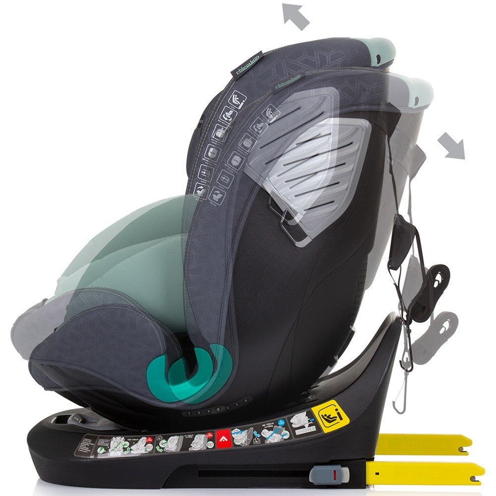 Chipolino scaun auto Supreme I-Size 40-150 cm R129 Pastel green