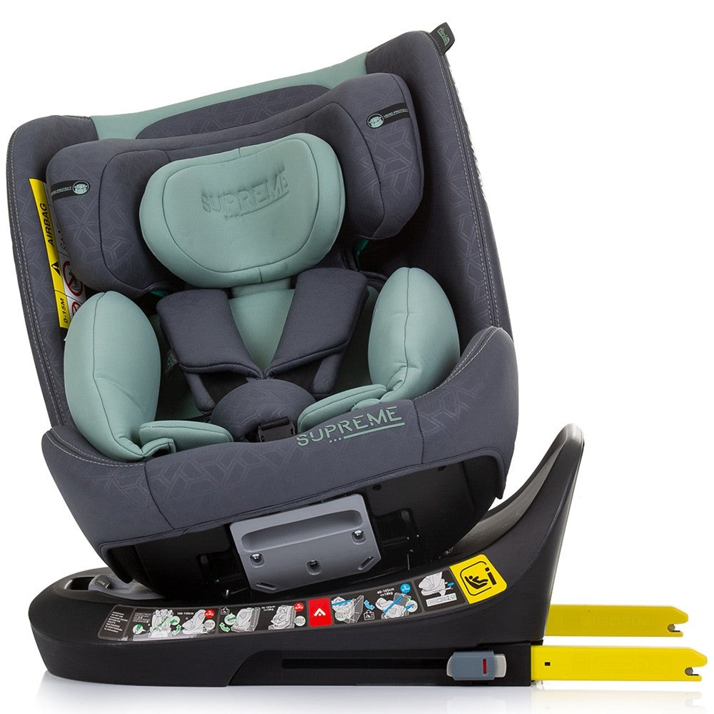 Chipolino scaun auto Supreme I-Size 40-150 cm R129 Pastel green