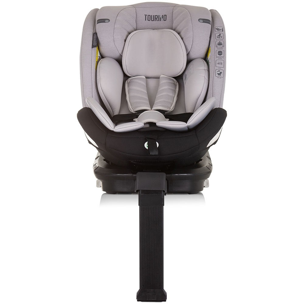 Chipolino scaun auto Tourino I-Size 40-150 cm R129 Grey 