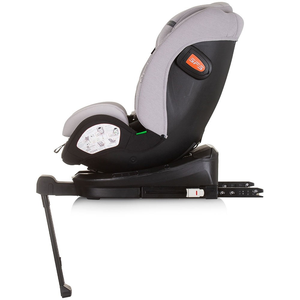 Chipolino scaun auto Tourino I-Size 40-150 cm R129 Grey 