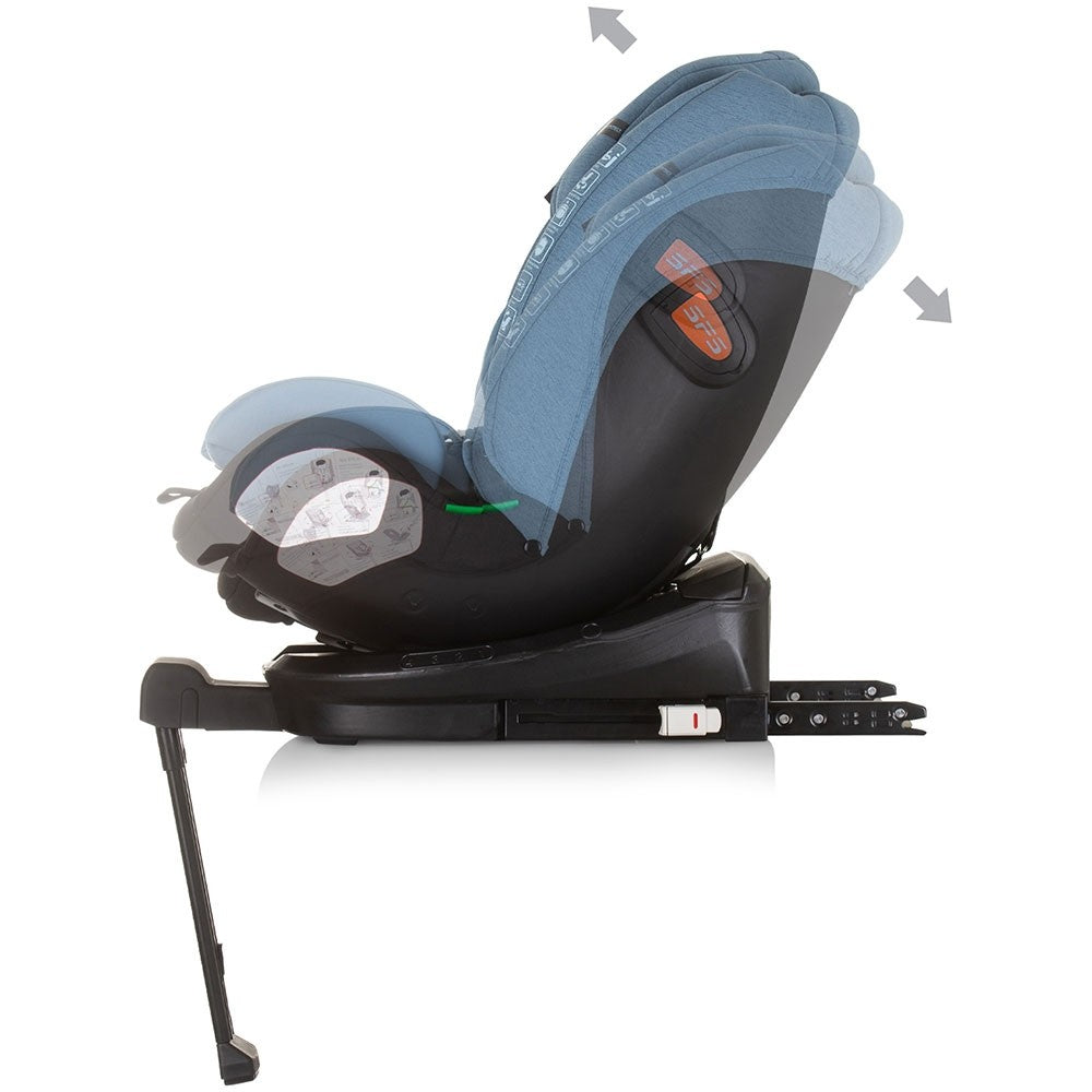 Chipolino scaun auto Tourino I-Size 40-150 cm R129 Blue