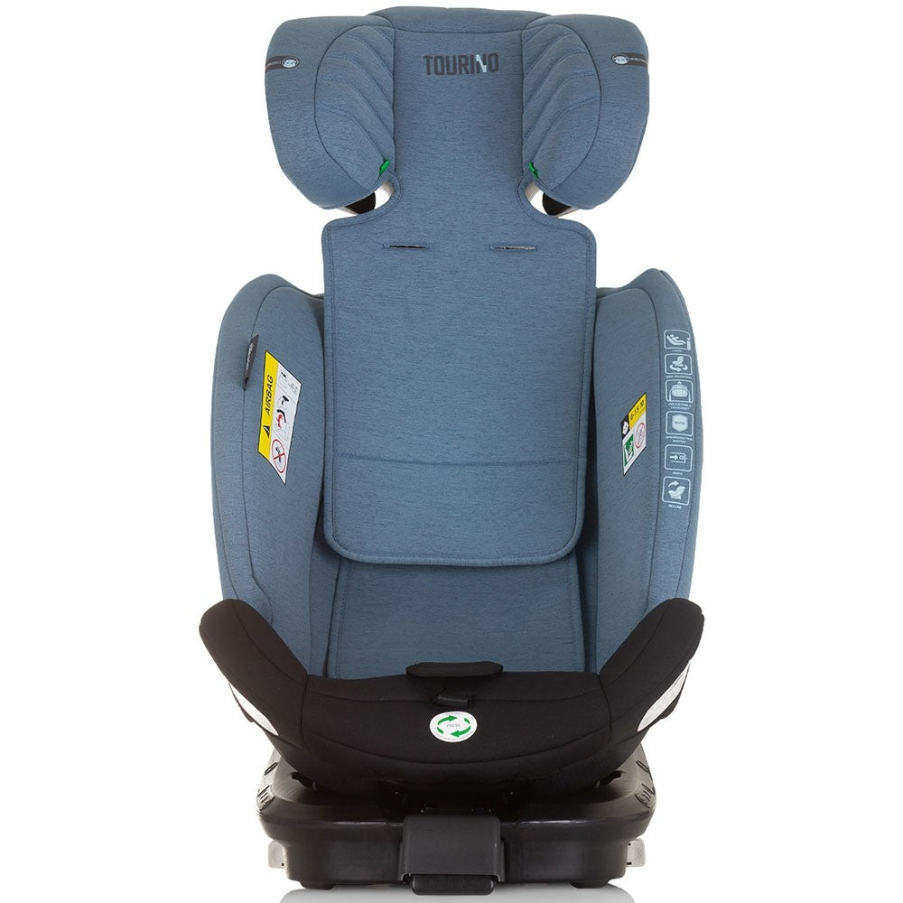 Chipolino scaun auto Tourino I-Size 40-150 cm R129 Blue
