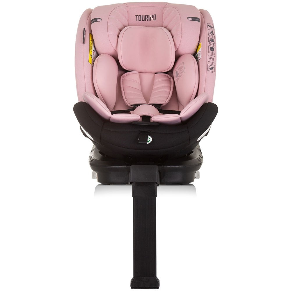 Chipolino scaun auto Tourino I-Size 40-150 cm R129 Flamingo 