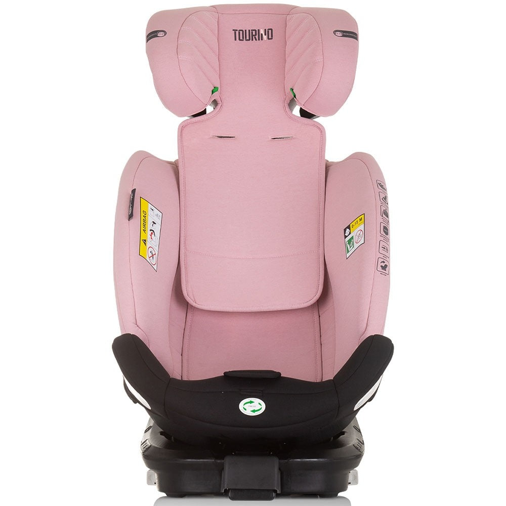 Chipolino scaun auto Tourino I-Size 40-150 cm R129 Flamingo 