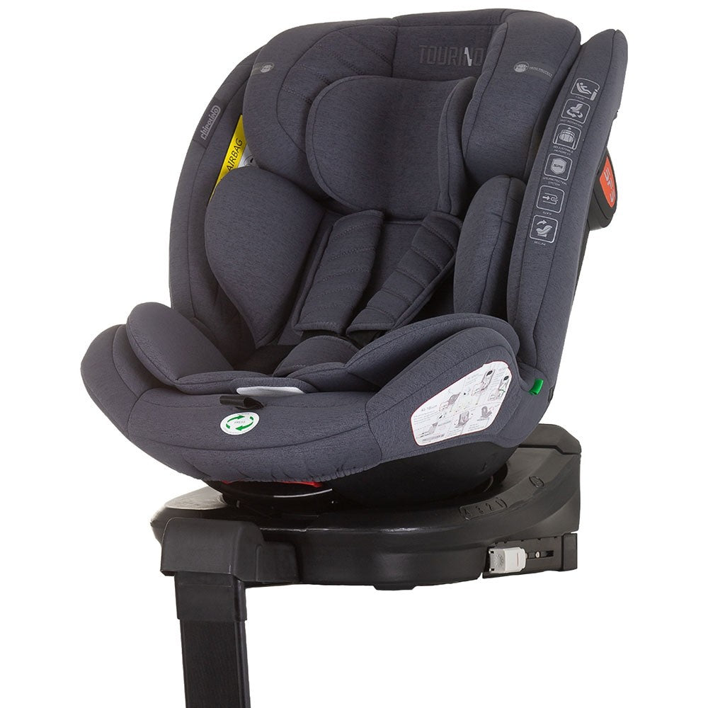 Chipolino scaun auto Tourino I-Size 40-150 cm R129 Granite 