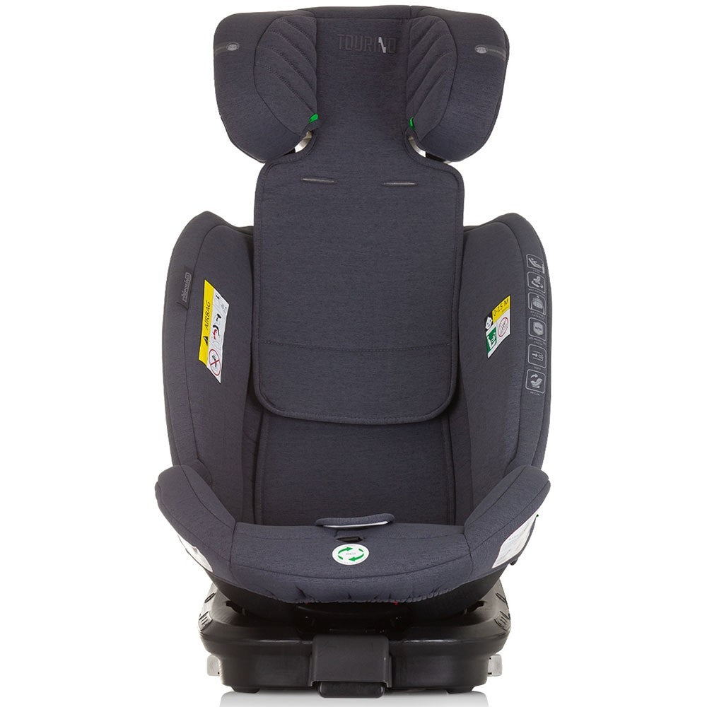 Chipolino scaun auto Tourino I-Size 40-150 cm R129 Granite 