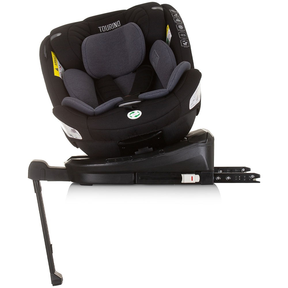 Chipolino scaun auto Tourino I-Size 40-150 cm R129 Obsidian 