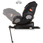 Chipolino scaun auto Tourino I-Size 40-150 cm R129 Obsidian 