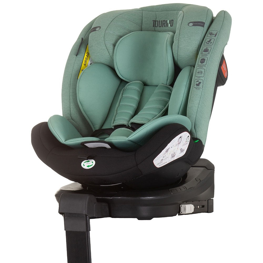 Chipolino scaun auto Tourino I-Size 40-150 cm R129 Pastel green