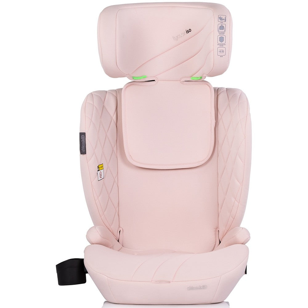 Chipolino scaun auto Tycoon Iso I-Size 76-150 cm cu sistem Isofix Pink marshmallow