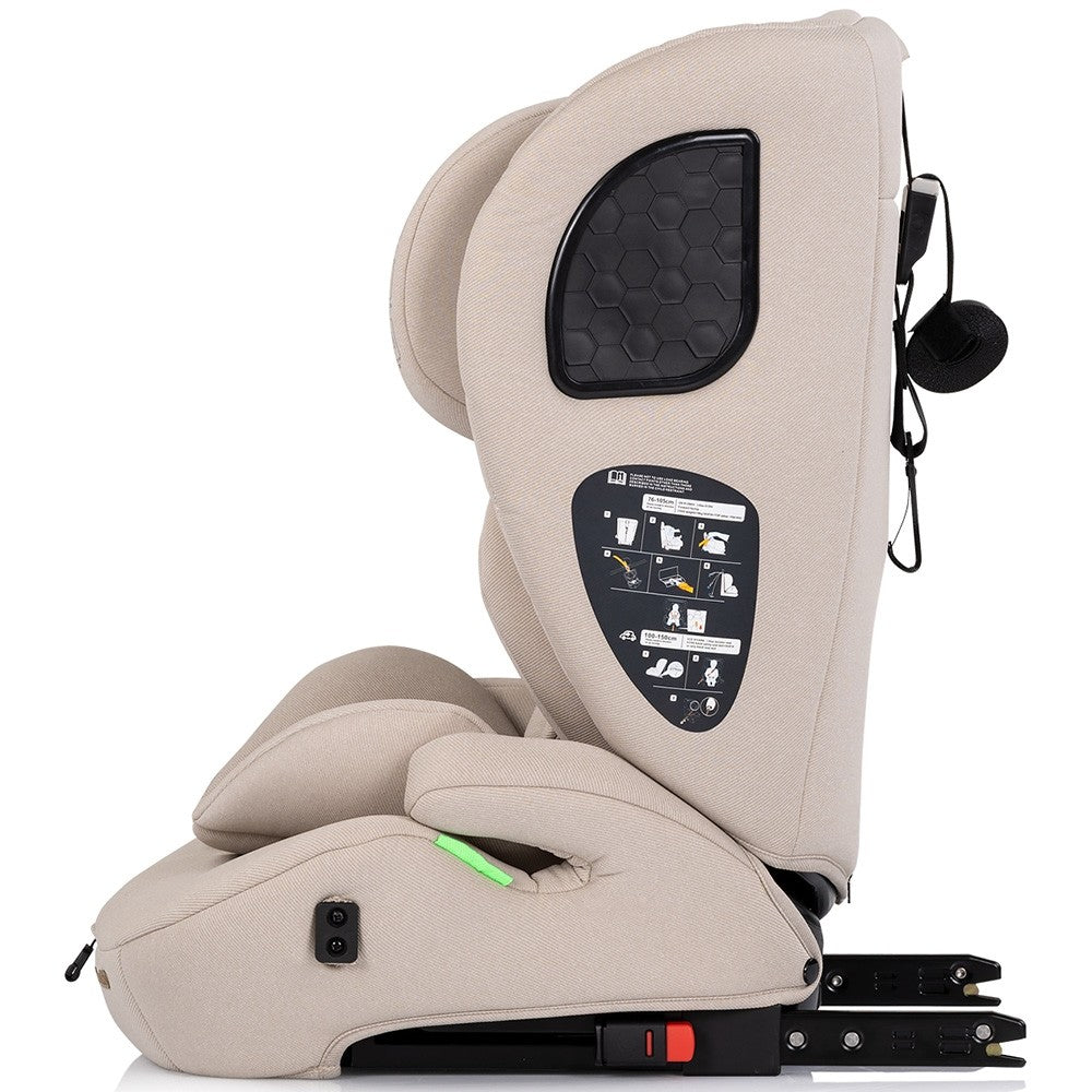 Chipolino scaun auto Tycoon Iso I-Size 76-150 cm cu sistem Isofix Tiramisu