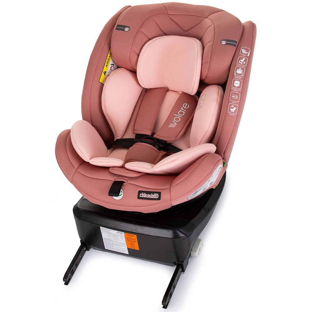Chipolino scaun auto Volare I-Size 40-150 cm R129 Flamingo 