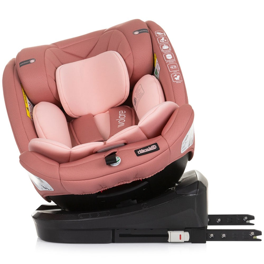 Chipolino scaun auto Volare I-Size 40-150 cm R129 Flamingo 