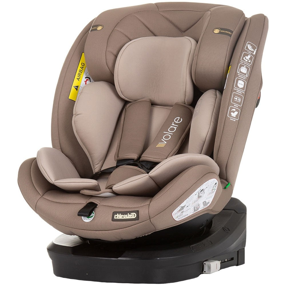 Chipolino scaun auto Volare I-Size 40-150 cm R129 Macadamia 