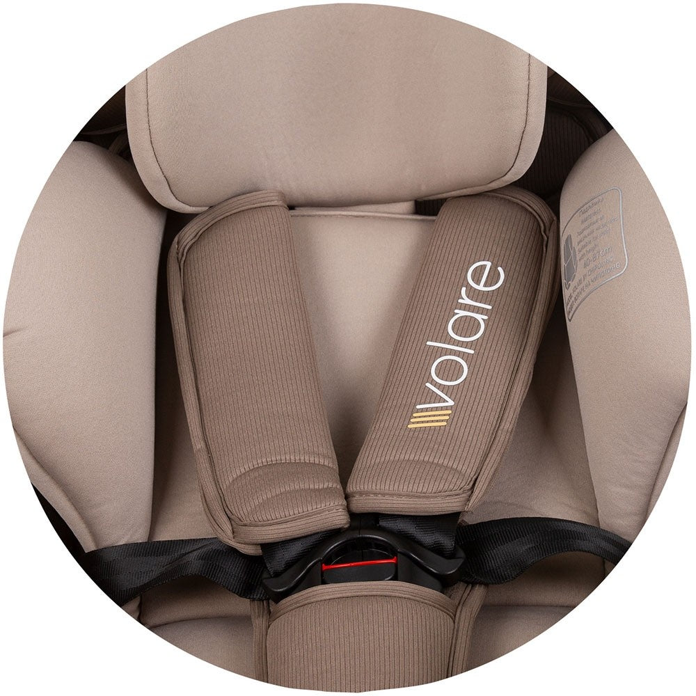 Chipolino scaun auto Volare I-Size 40-150 cm R129 Macadamia 