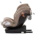 Chipolino scaun auto Volare I-Size 40-150 cm R129 Macadamia 