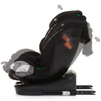 Chipolino scaun auto Volare I-Size 40-150 cm R129 Obsidian 