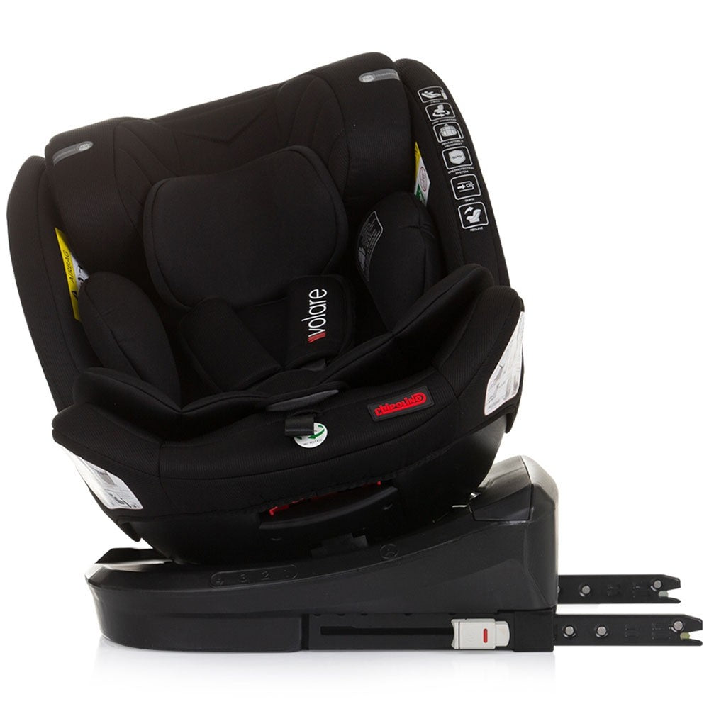 Chipolino scaun auto Volare I-Size 40-150 cm R129 Obsidian 