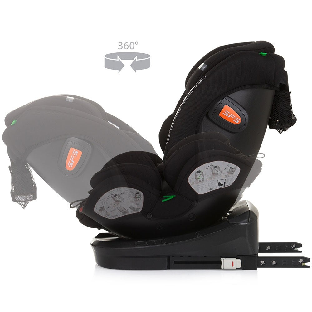 Chipolino scaun auto Volare I-Size 40-150 cm R129 Obsidian 