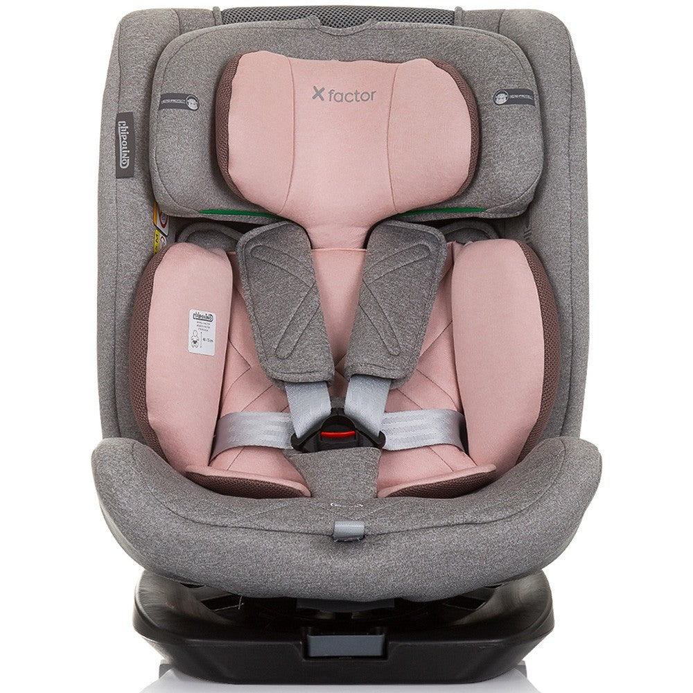 Chipolino scaun auto X Factor I-Size 40-150 cm R129 Flamingo 