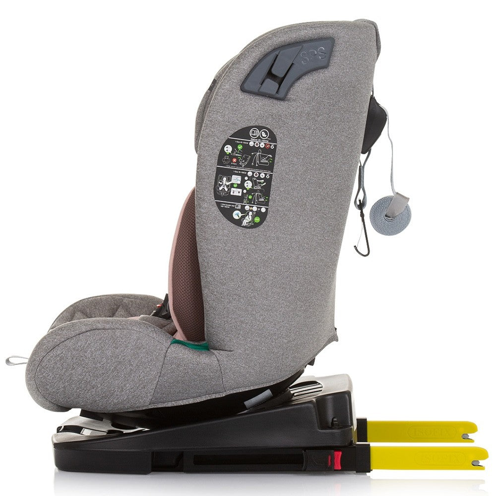 Chipolino scaun auto X Factor I-Size 40-150 cm R129 Flamingo 