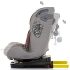 Chipolino scaun auto X Factor I-Size 40-150 cm R129 Flamingo 