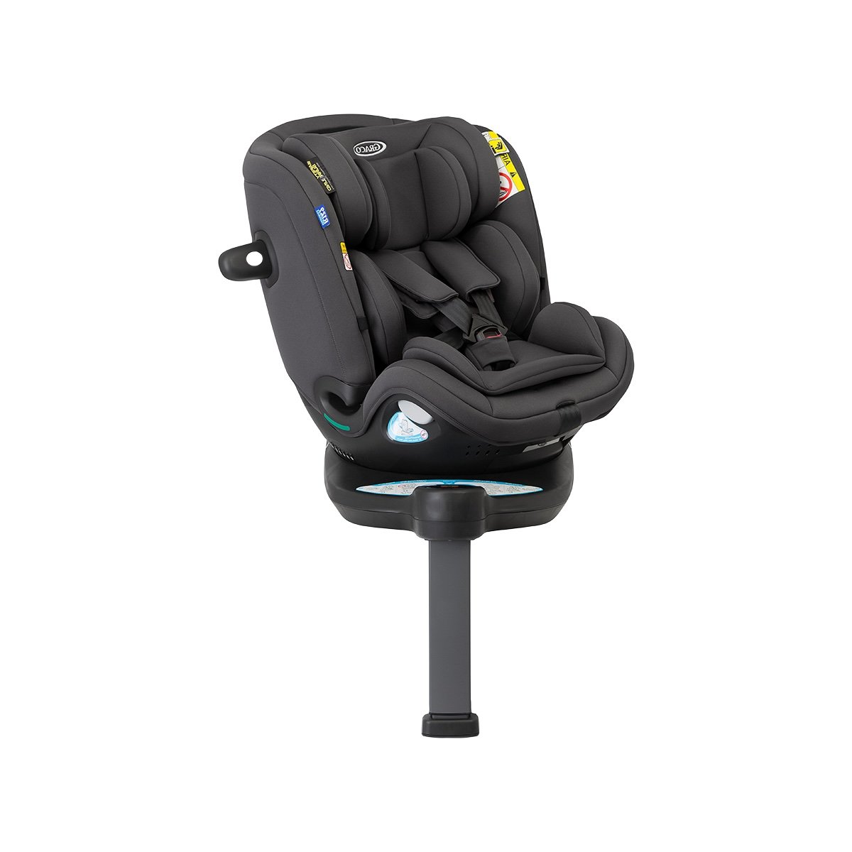 Graco scaun auto rotativ 360 Turn2Me Grow i-Size 40-125 cm R129 Iron Imagine principală a produsului